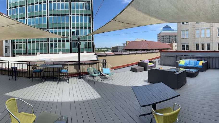 AU @Main Rooftop Patio | Shared space for coworking, outdoor meetings, and special events